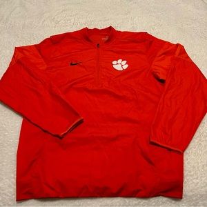 Clemson Nike Storm Fit Half Zip Jacket Medium NWOT